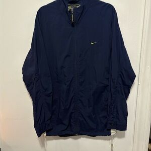 Nike Blue Windbreaker Sporty Lightweight Jacket